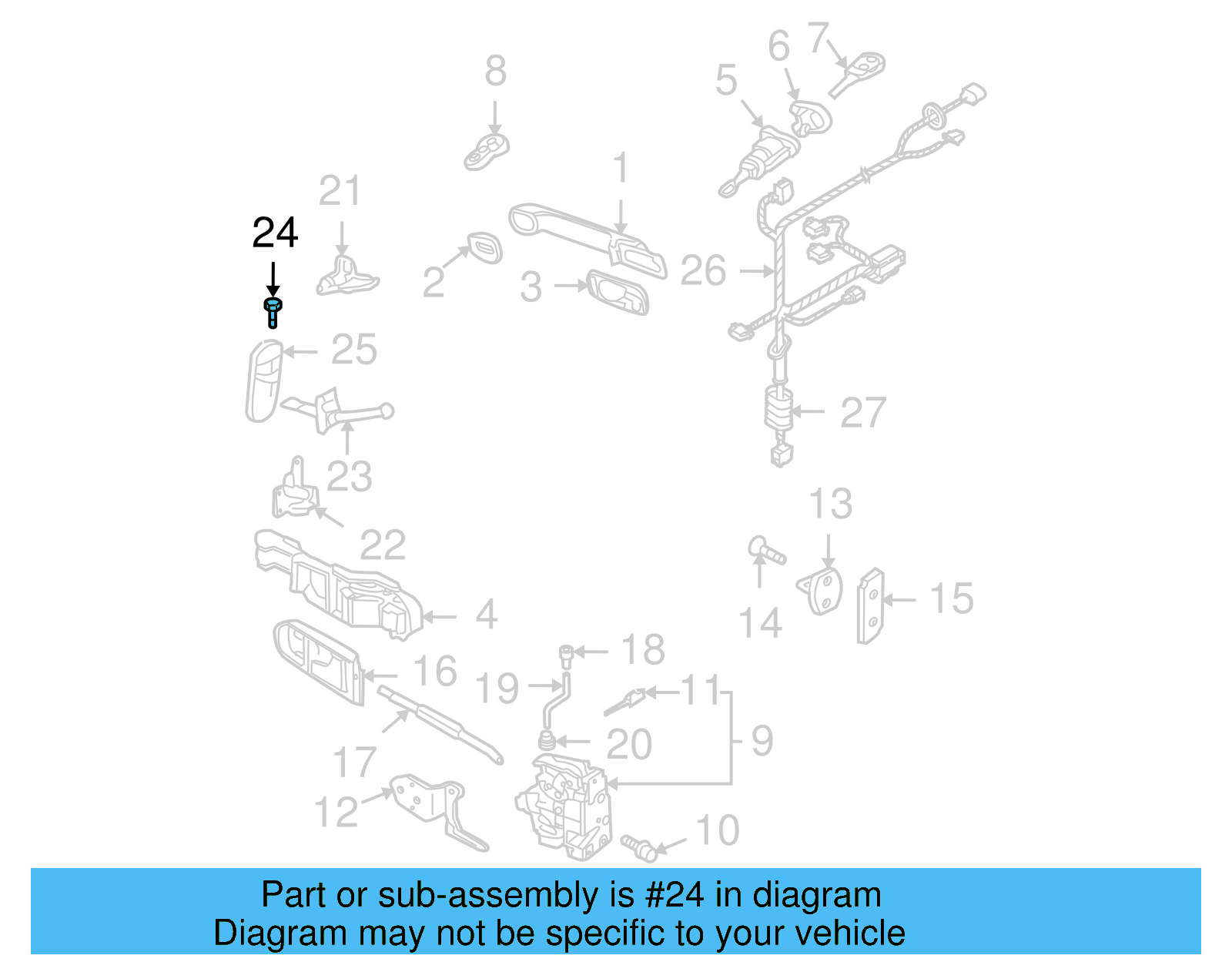 Check Arm Pin 1C0-837-257-A - View 4