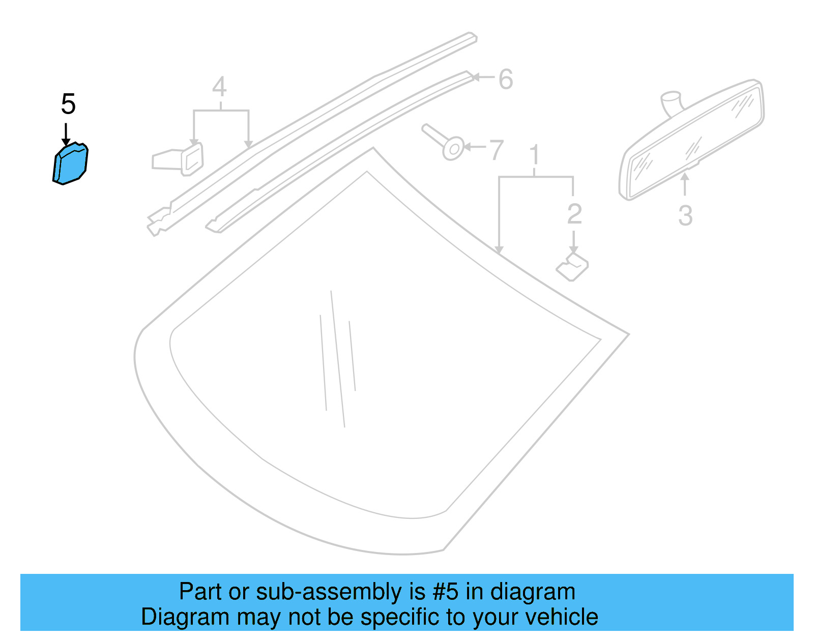 Molding Grommet 1K0-853-586-A - View 7