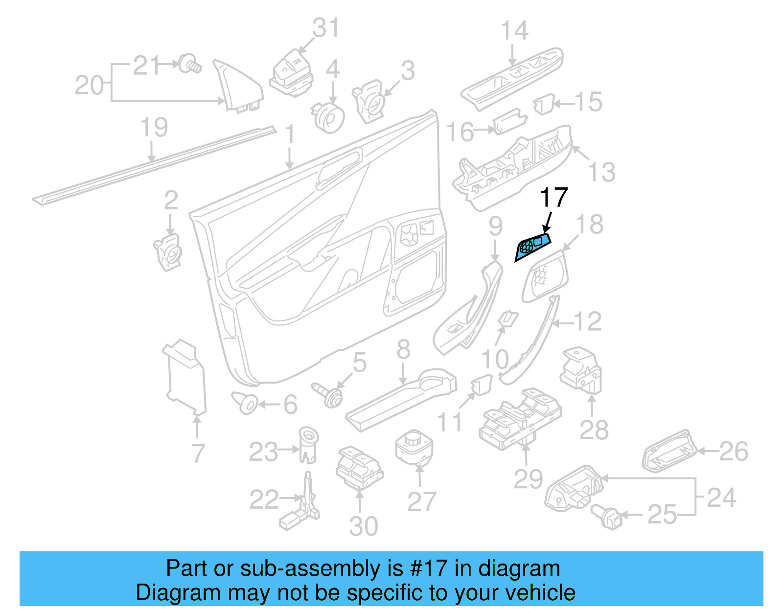 Speaker Grille 3C1-868-157-D-30T - View 11