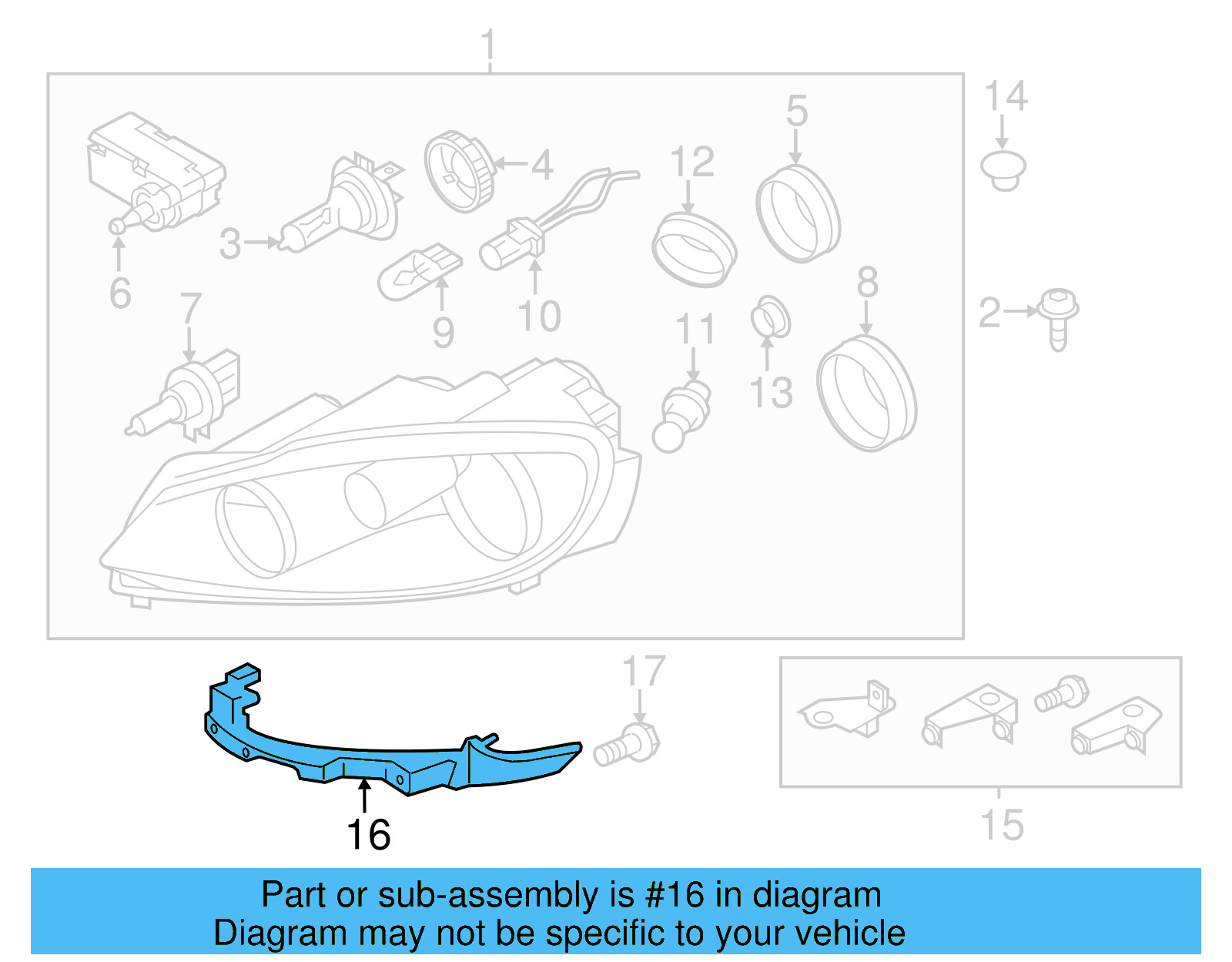 Guide Support 5K0-807-572-J - View 25