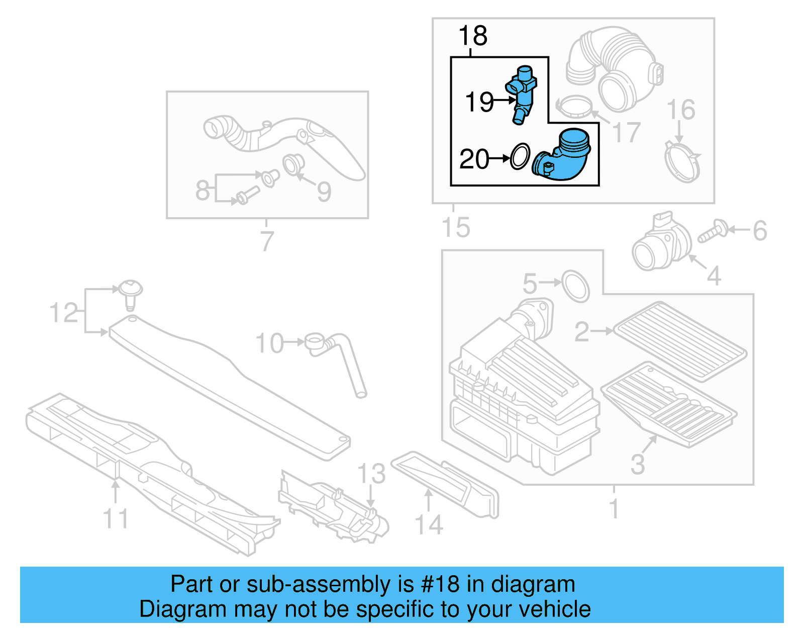 Adapter 5Q0-129-635-D - View 3