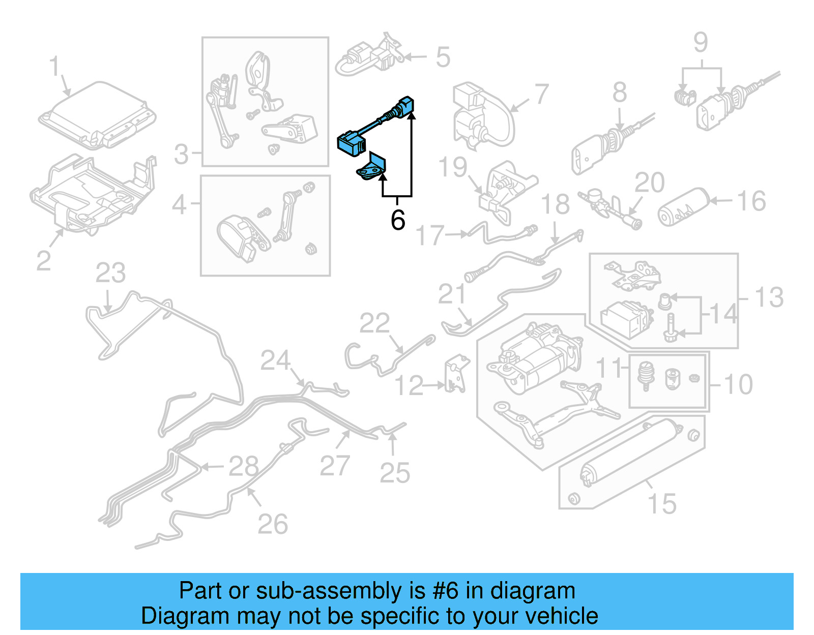 Accelerometer 7L0-907-673-G - View 3
