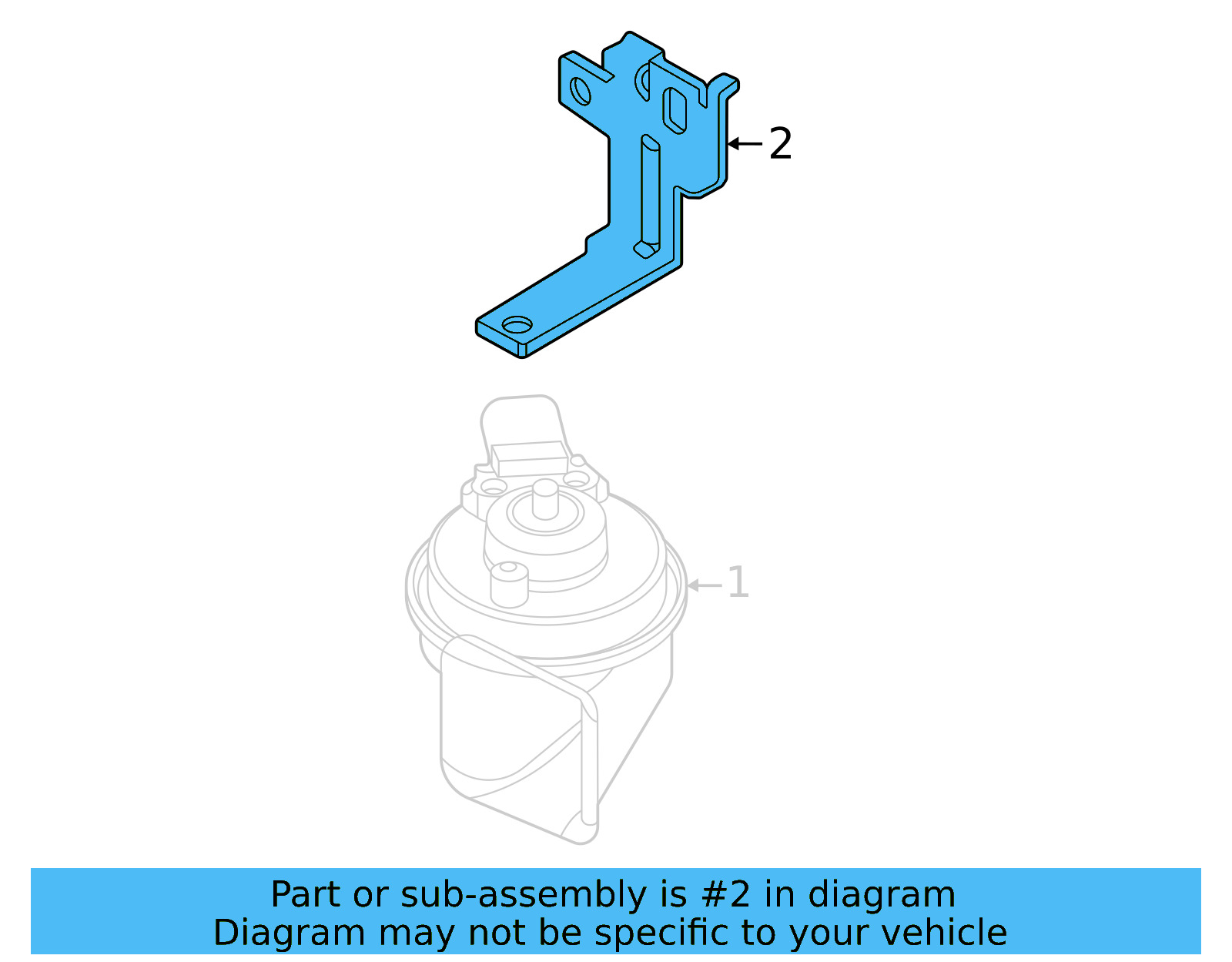 Mount Bracket 17A-951-182-A - View 3
