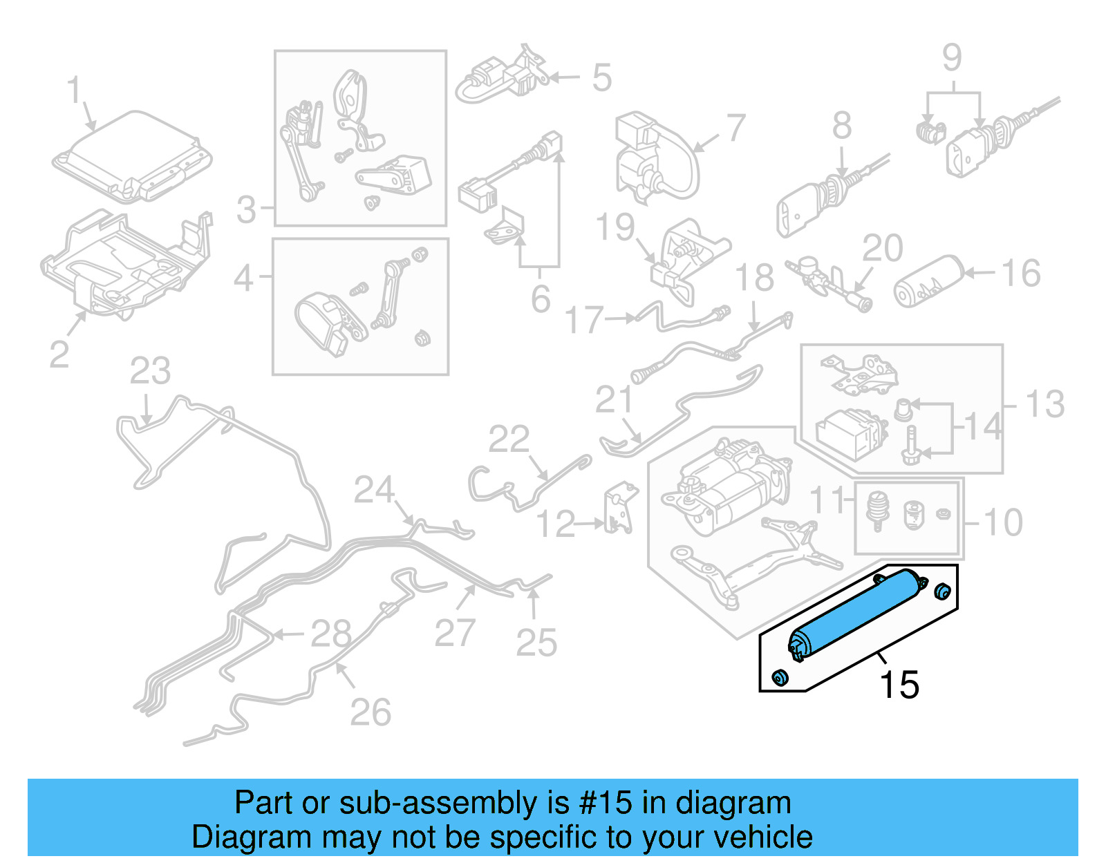 Pressure Cylinder 7L0-616-201-B - View 2