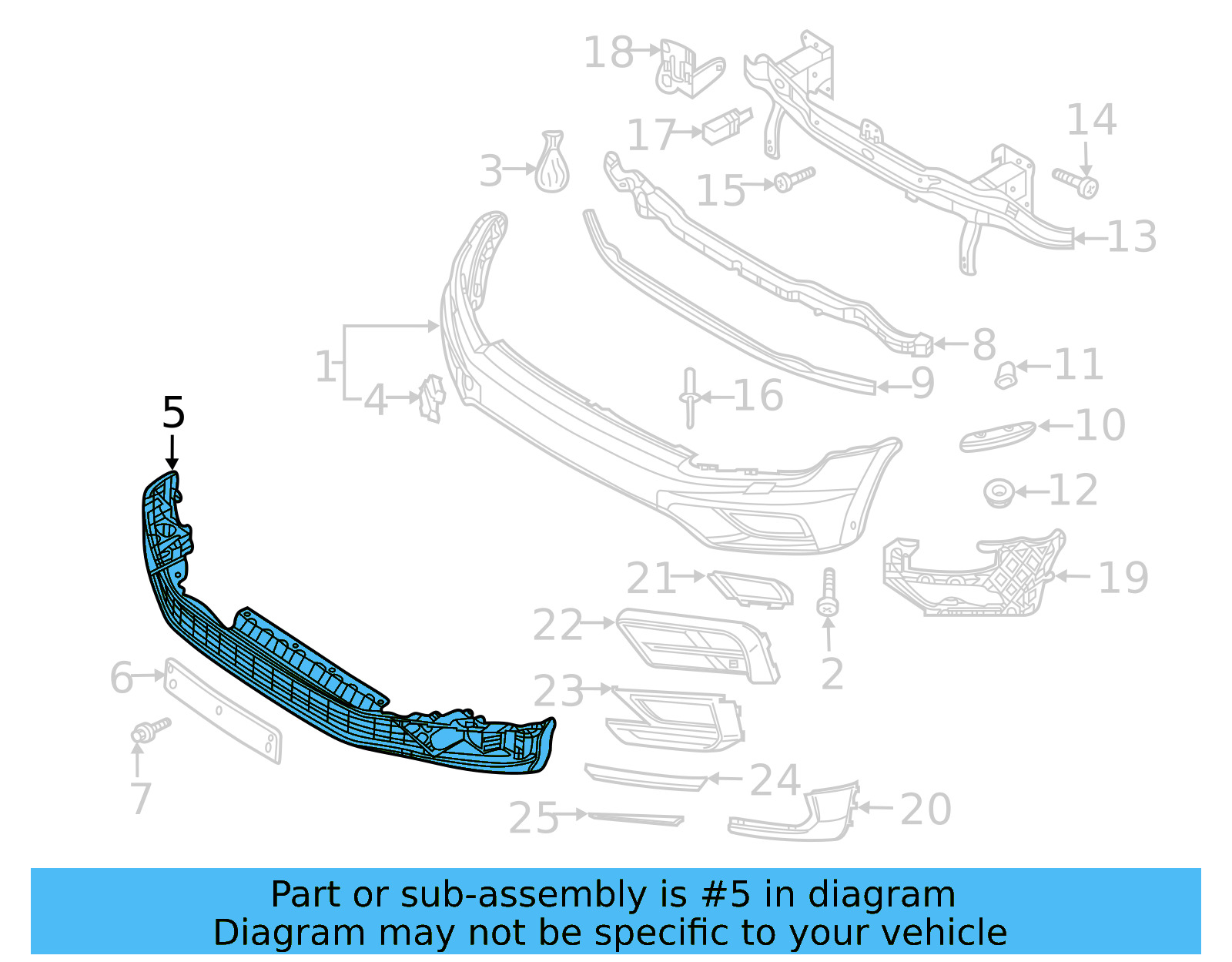 Lower Cover 5NN-805-903-D-9B9 - View 5