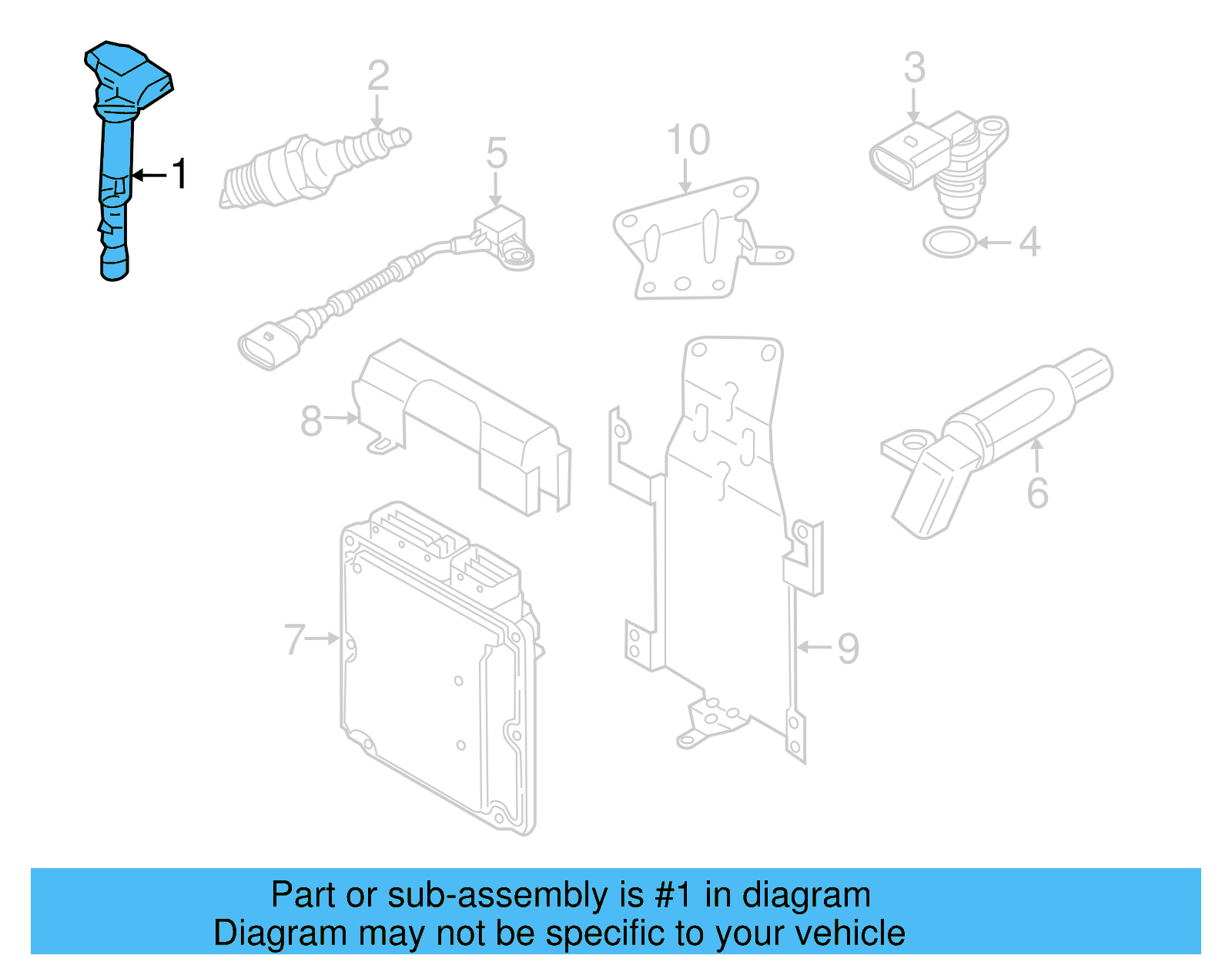 Ignition Coil 06E-905-115-G - View 4