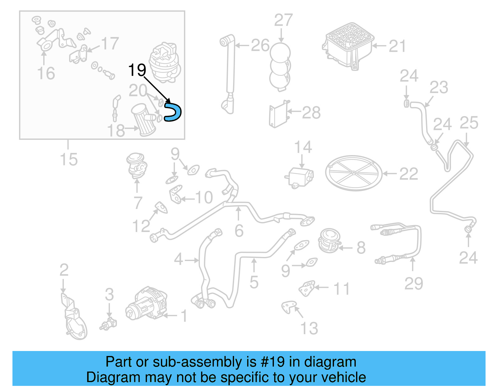 Hose 3B0-906-272 - View 20