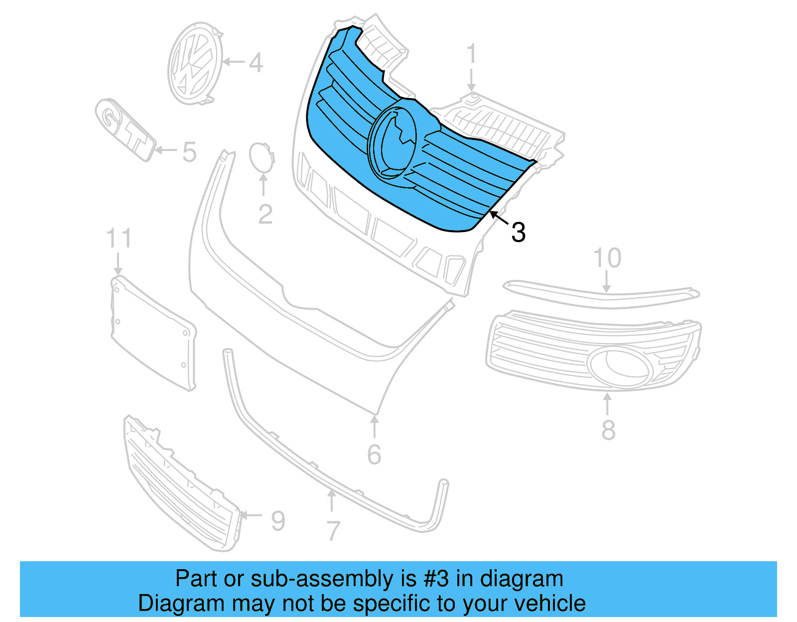 Molding Kit 1KM-898-653 - View 8