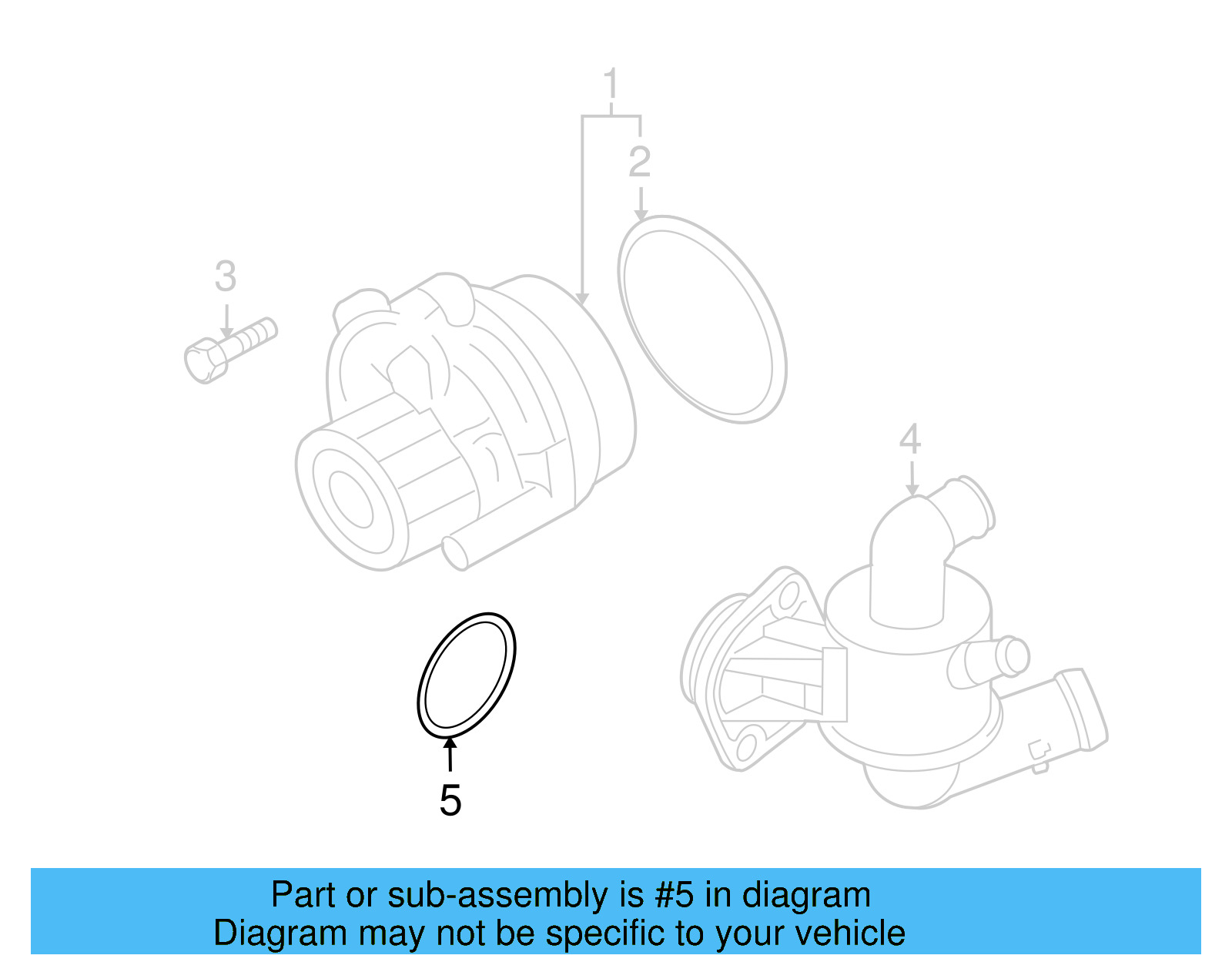 Thermostat Unit Seal 06B-121-119-B - View 36