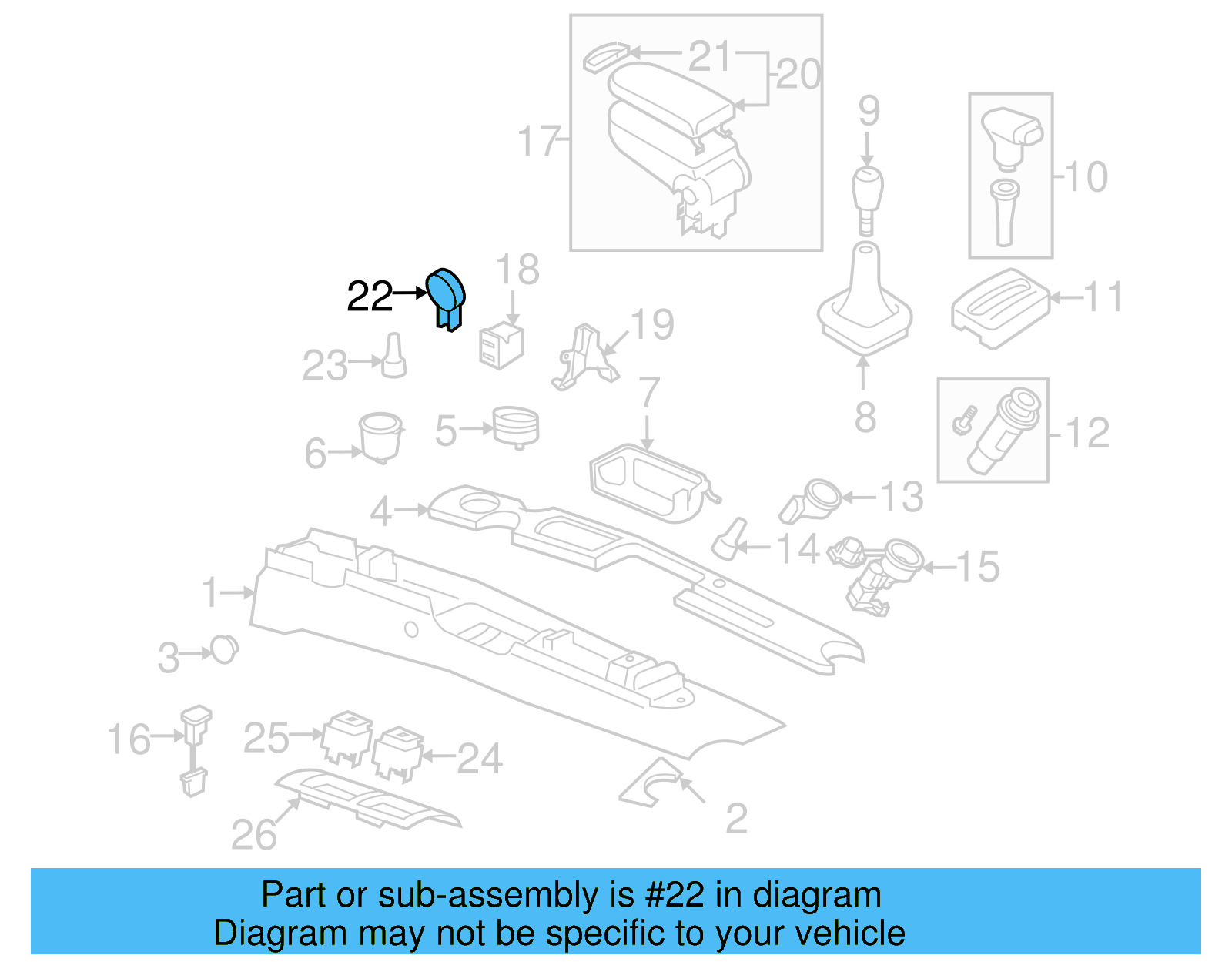 Hinge Cover 1C0-864-279-C-08H - View 19