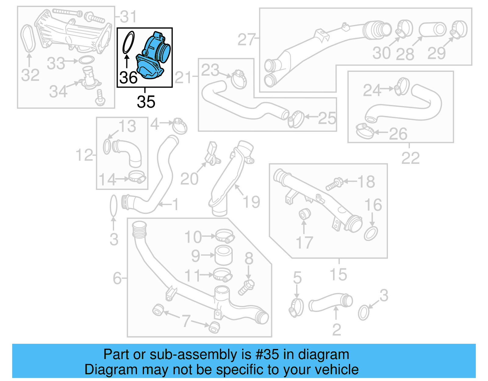 Throttle Valve 059-145-950-AF - View 12