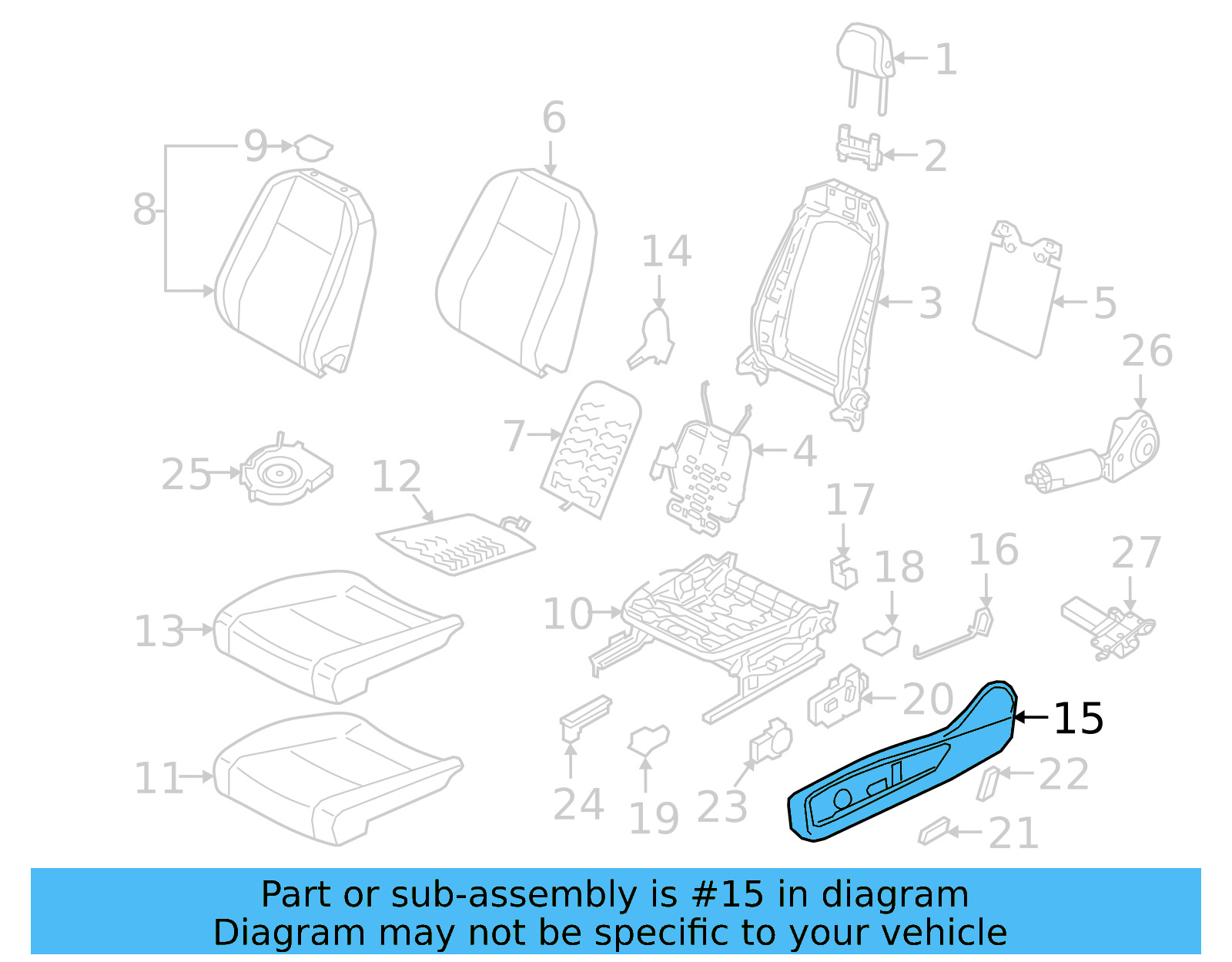 Trim Cover 3CN-885-933-A-82V - View 24