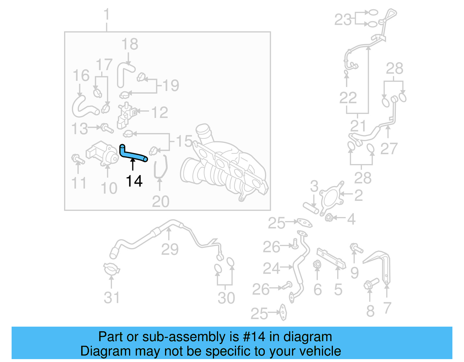Lower Hose 06J-145-718-D - View 34