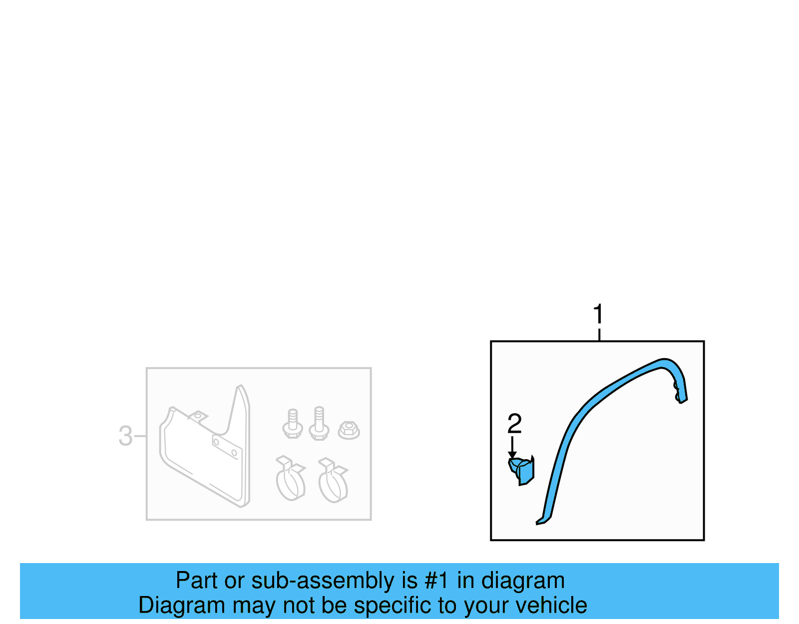 Wheel Opening Molding 5NN-854-819-A-9B9 - View 3