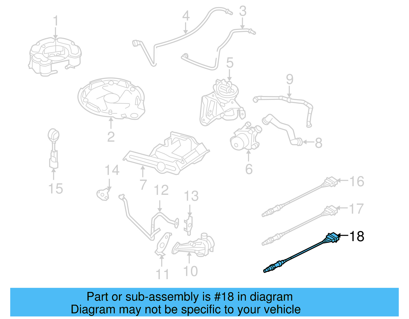 Oxygen Sensor 06A-906-262-CK - View 20