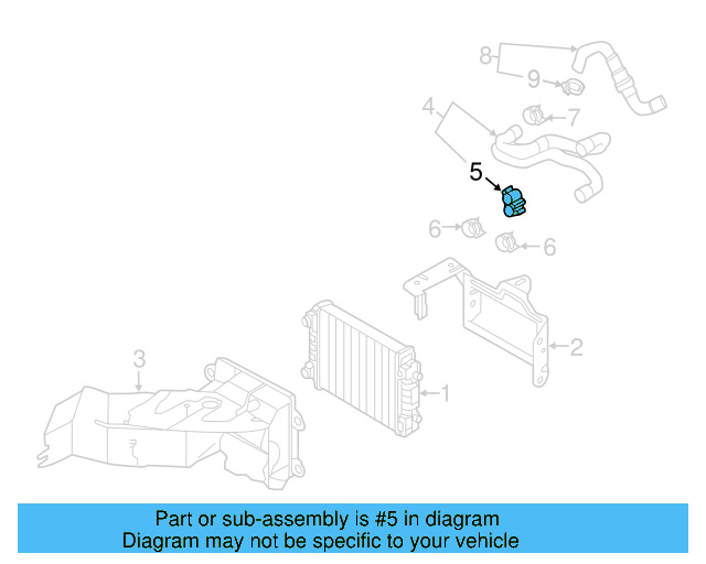 Hose Assembly Holder 5Q0-121-093-BD - View 9