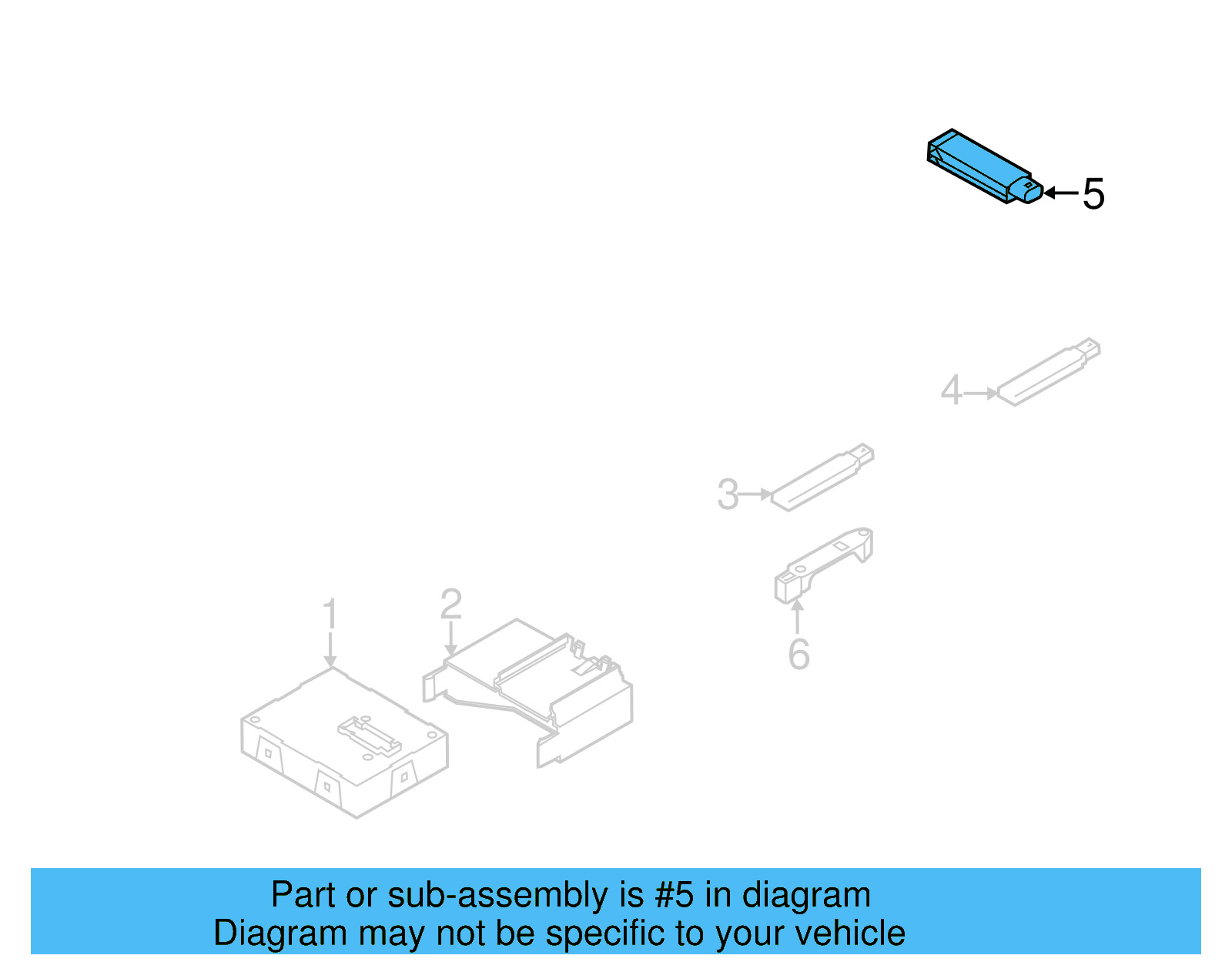 Keyless Entry Antenna 5K0-962-131 - View 28
