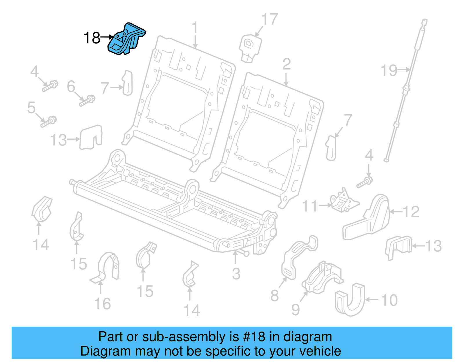 Handle Bezel 565-888-578-82V - View 6