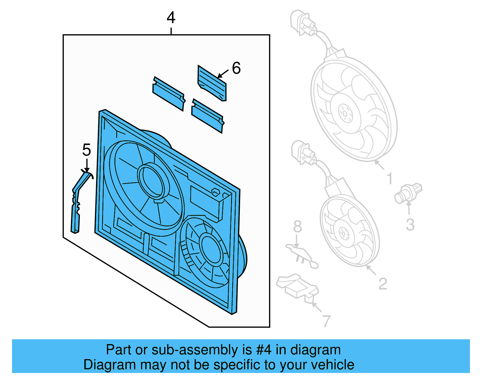 Fan Shroud 7L0-121-207-E - View 12