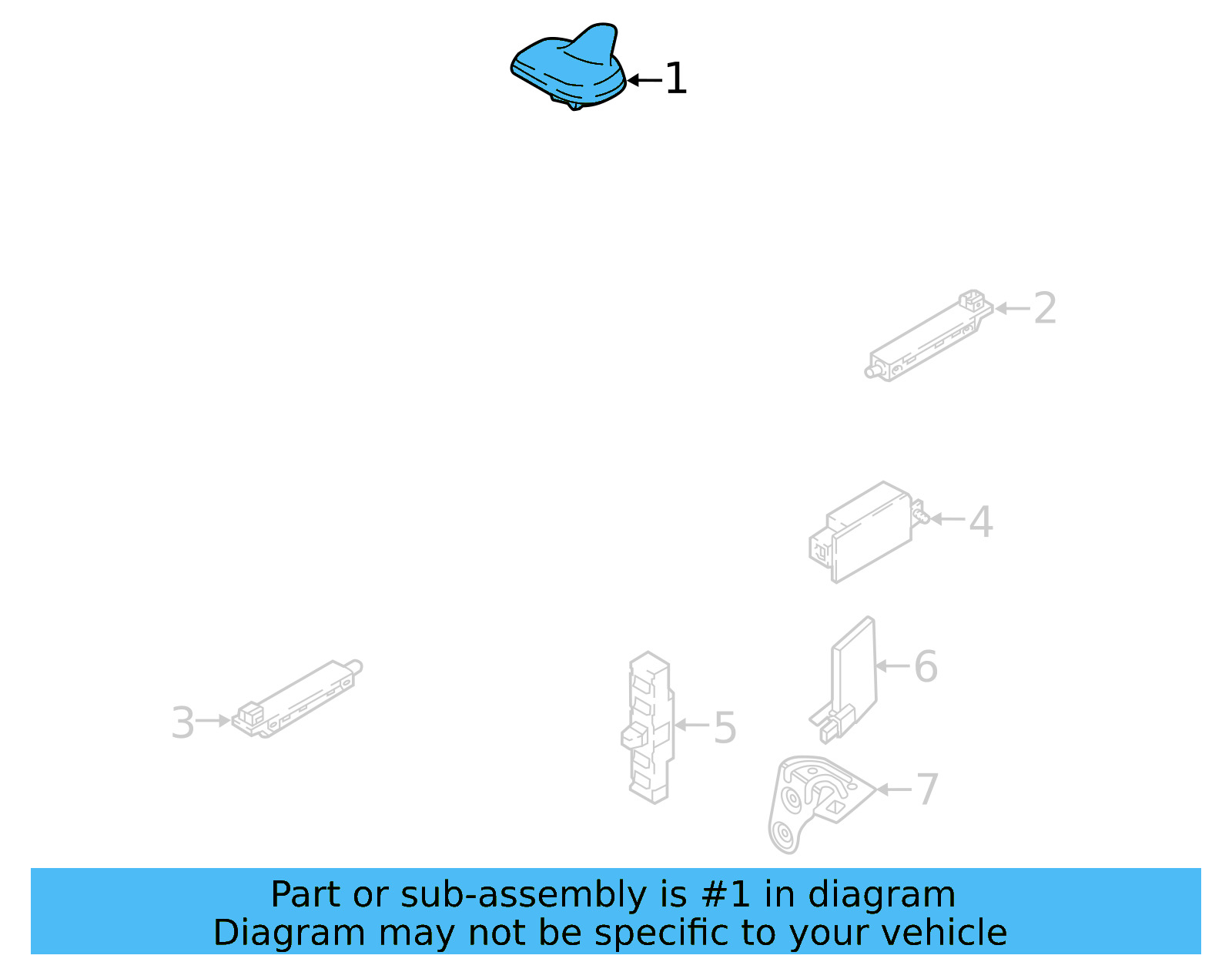 Antenna 5Q0-035-507-T-5FQ