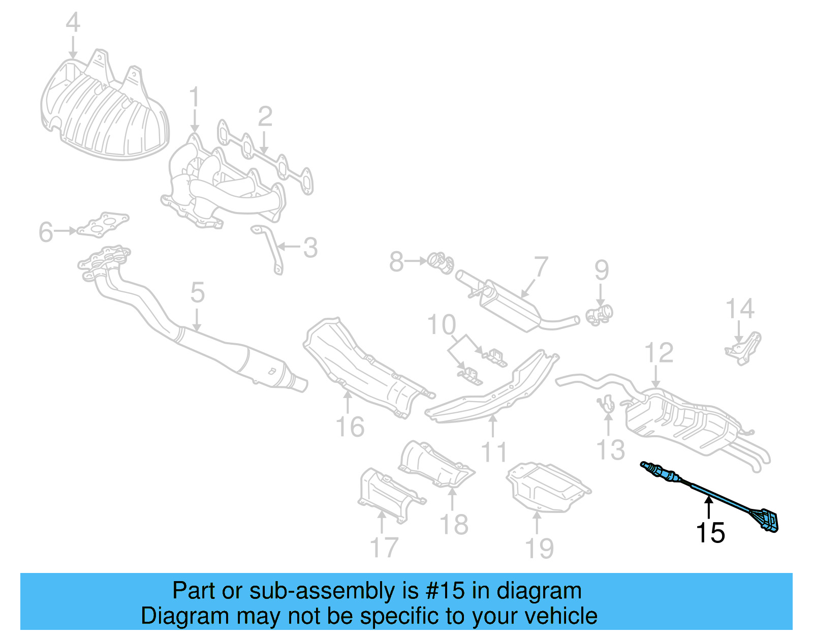 Oxygen Sensor 06A-906-262-BG - View 11