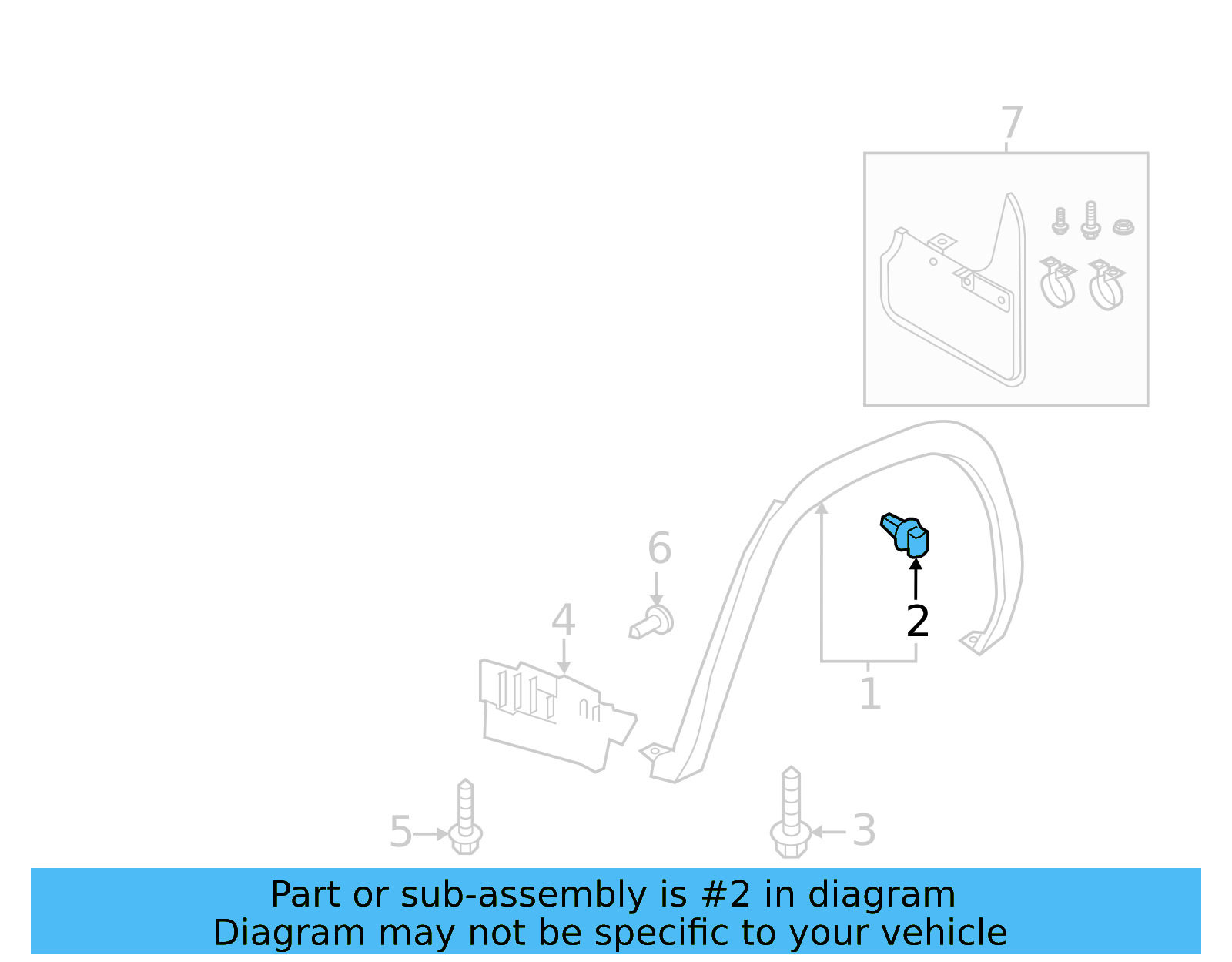 Wheel Opening Molding Clip WHT-008-801 - View 10