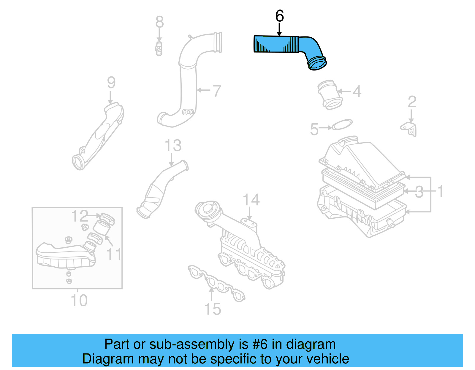 Connector Pipe 1C0-129-684-AP - View 7