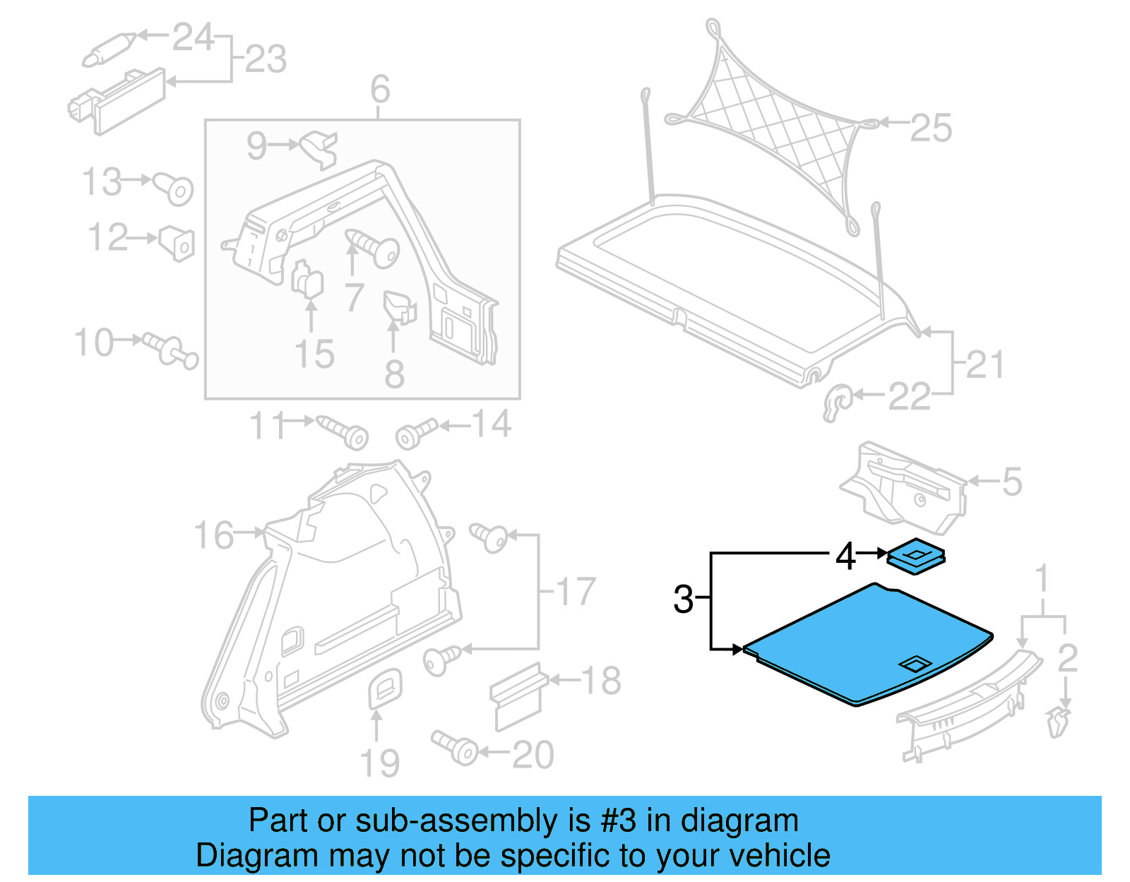 Floor Cover 5G6-858-855-J-CA9 - View 6