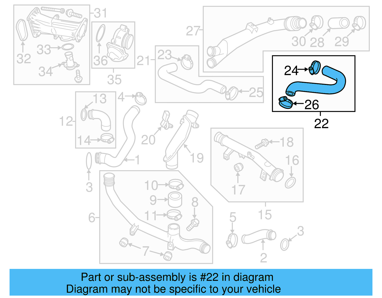 Pressure Hose 7P0-145-972-D - View 5