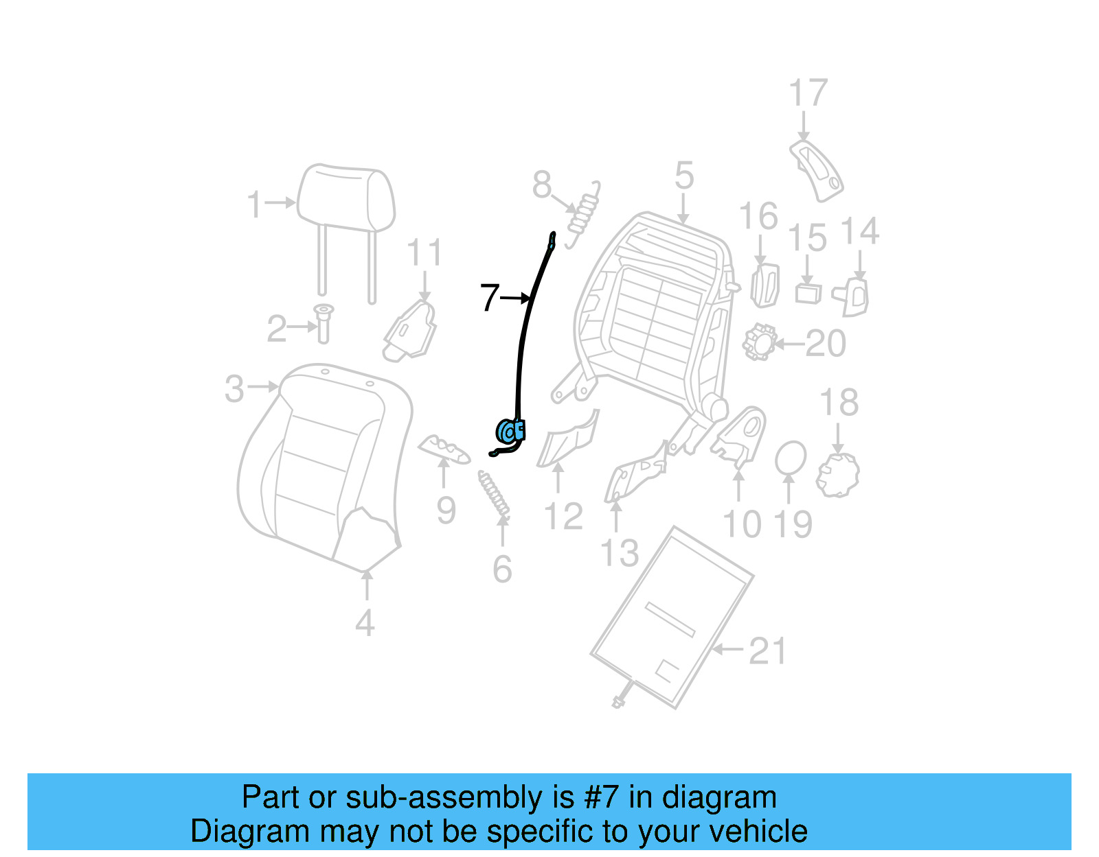 Release Cable 1J0-881-595-B - View 12