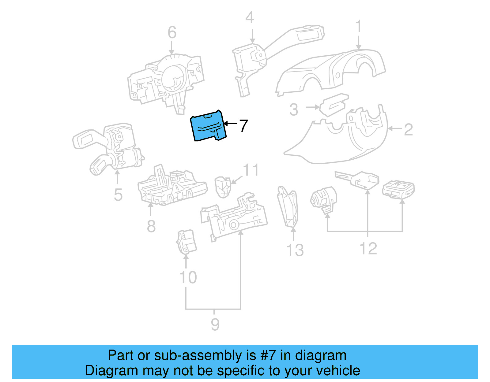 Position Sensor 1K0-959-654 - View 14