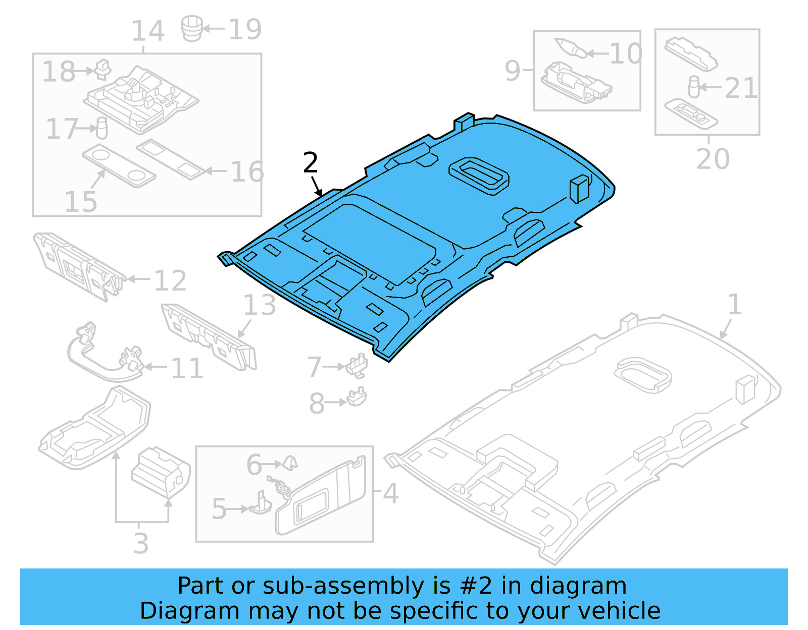 Headliner 561-867-501-T-2EA - View 4