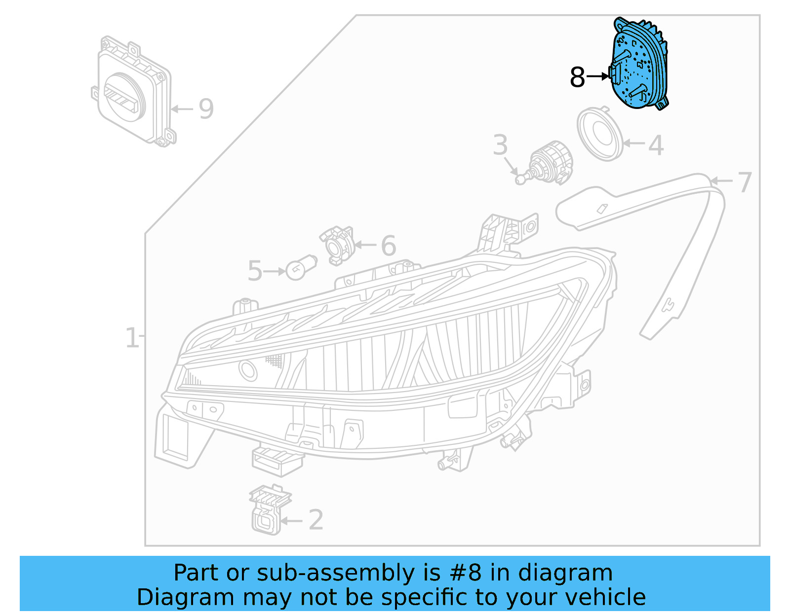 Led Unit 11A-941-479-B - View 3