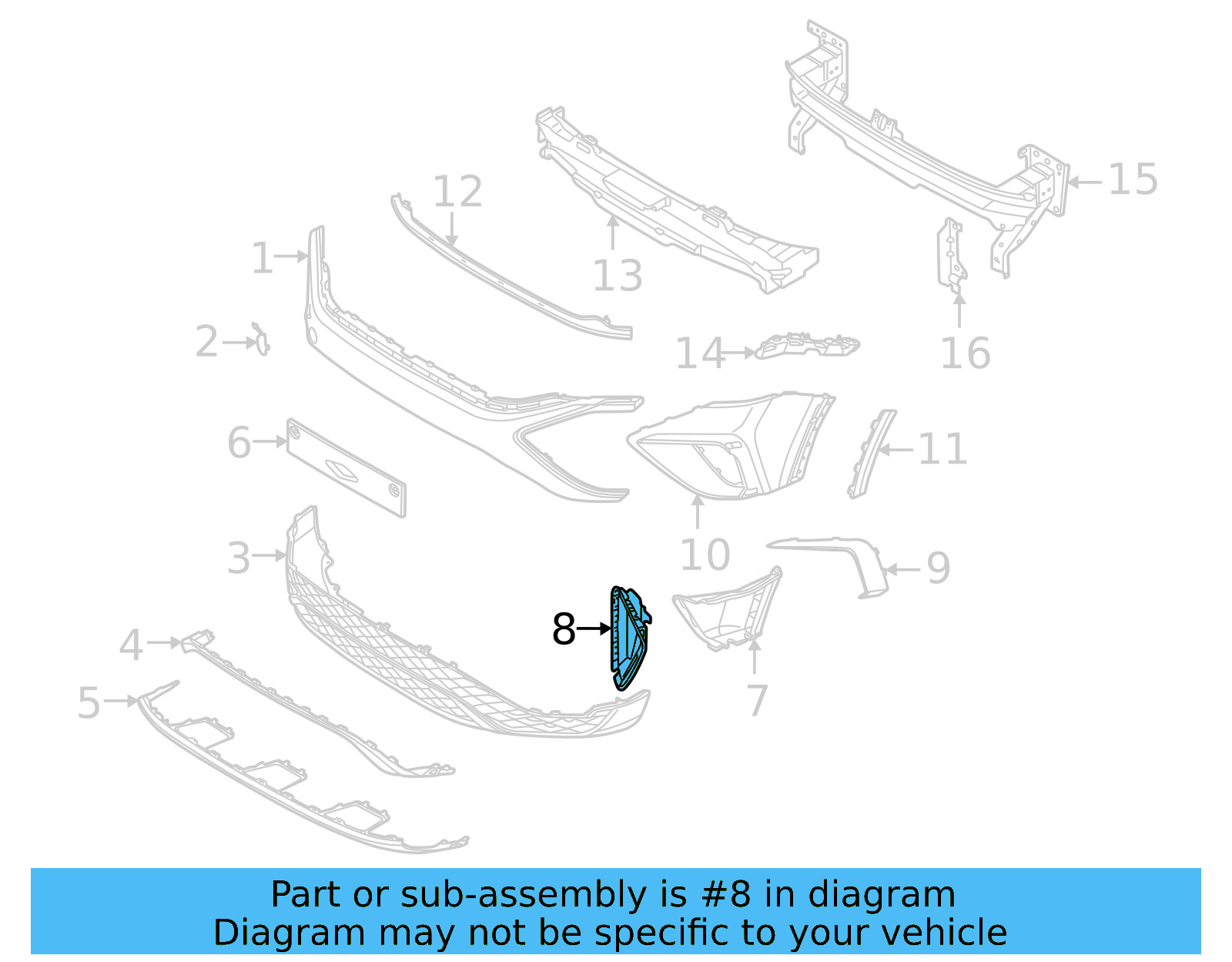 Side Trim 2GJ-853-211-9B9 - View 3