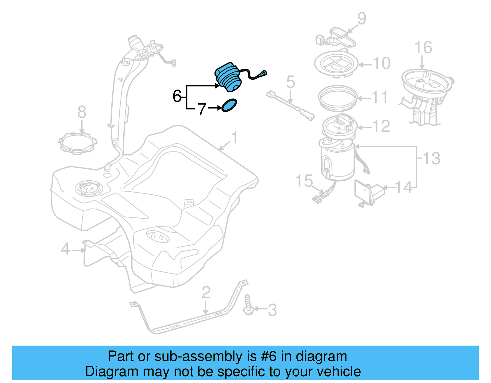 Fuel Cap 3C8-201-550-E - View 26
