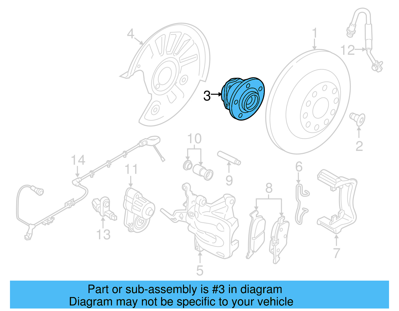 Hub Assembly 3QF-501-611-C - View 11