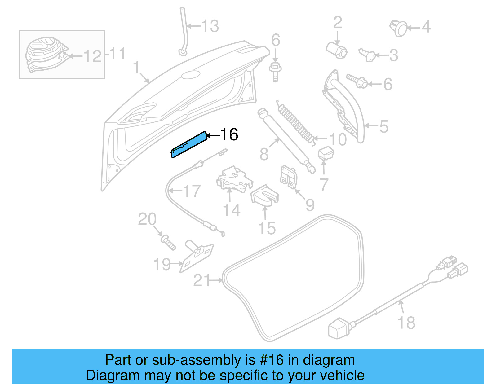 Emergency Handle 3C5-827-691-E-9B9 - View 7