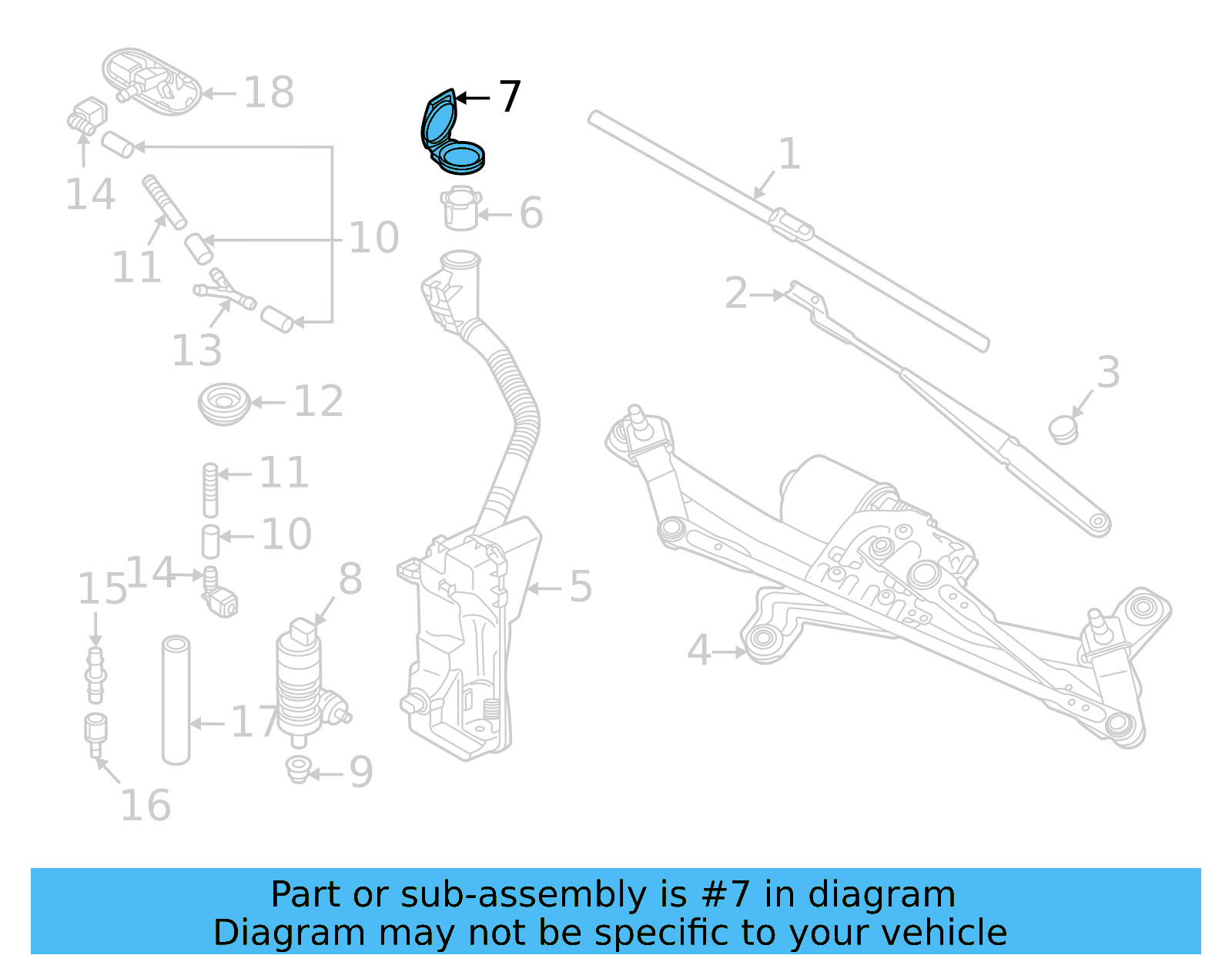 Reservoir Cap 5G0-955-455 - View 3