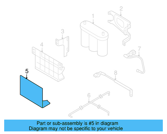 Sound Absorber 1Q0-915-448 - View 2