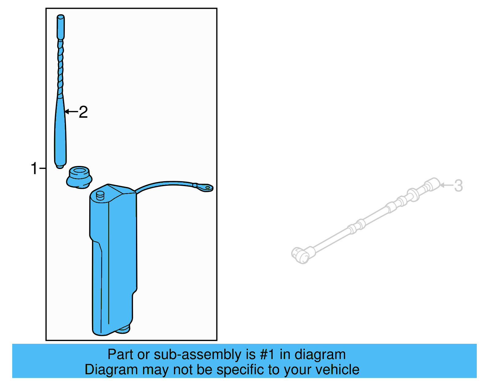 Antenna Assembly 1E0-051-508 - View 3