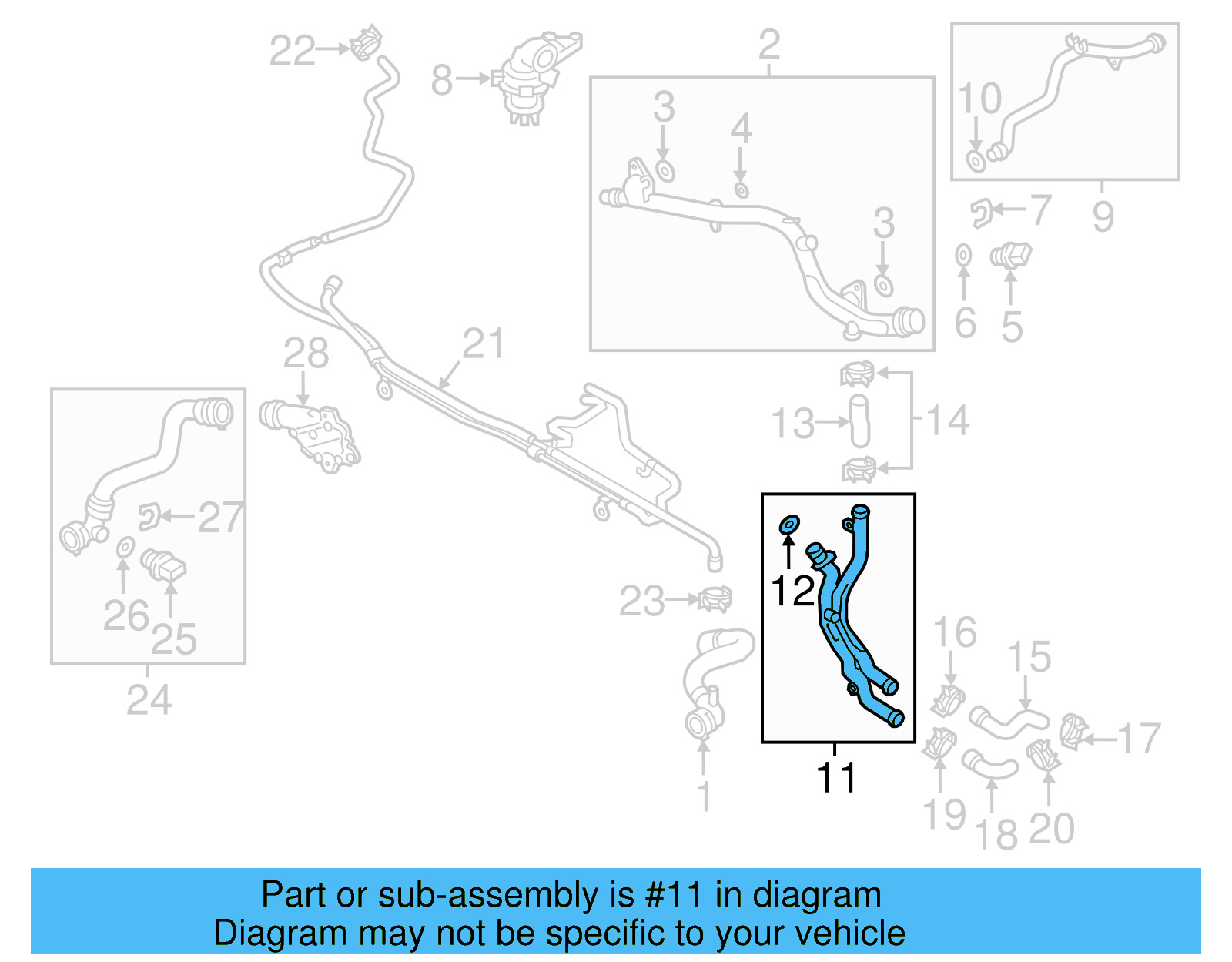 Water Manifold 06E-121-044-AE - View 19