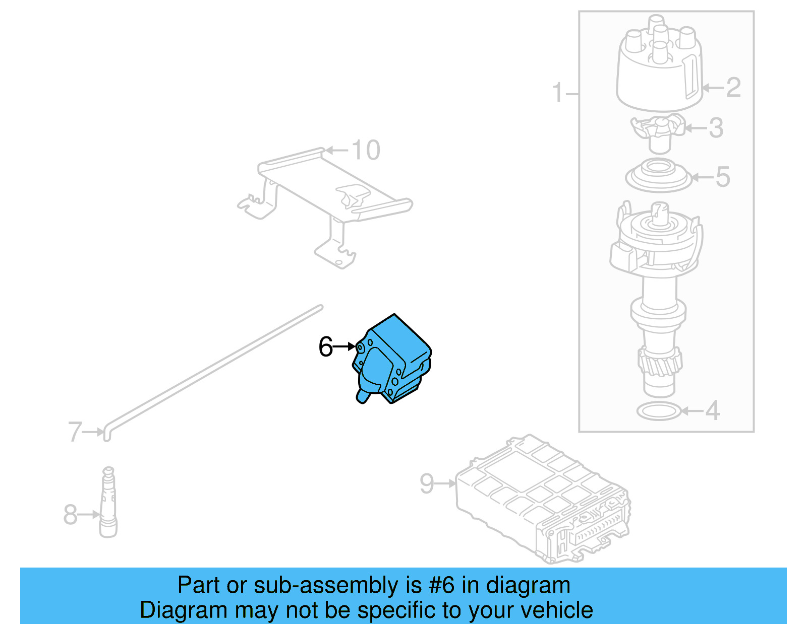 Ignition Coil 6N0-905-104 - View 9