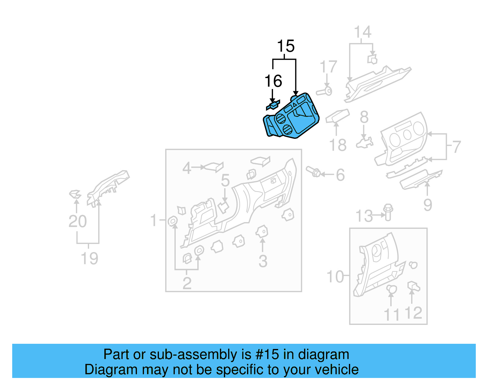Vent Panel 5N0-858-069-A-XVZ - View 4