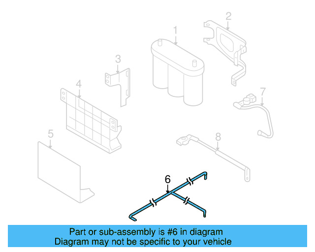 Battery Vent Tube 1Q0-915-531 - View 2