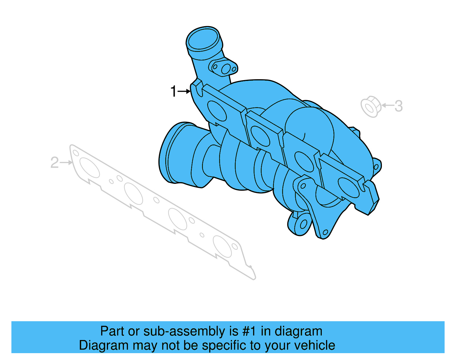 Exhaust Manifold 06F-145-702-CX - View 6