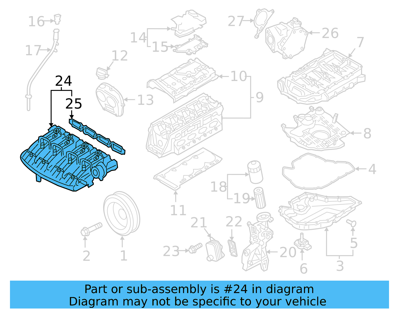 Intake Manifold 06L-133-201-FP - View 11