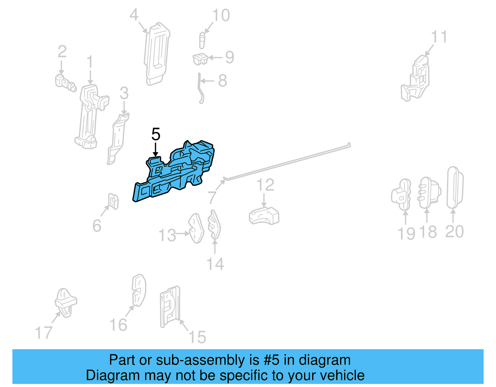 Lock 7D1-843-654-E - View 7