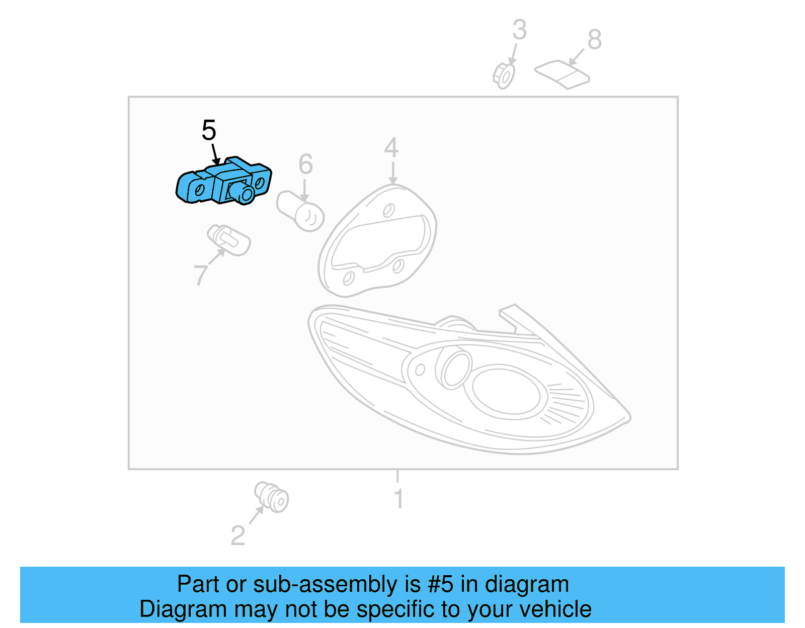Holder 3C8-945-257-B - View 6