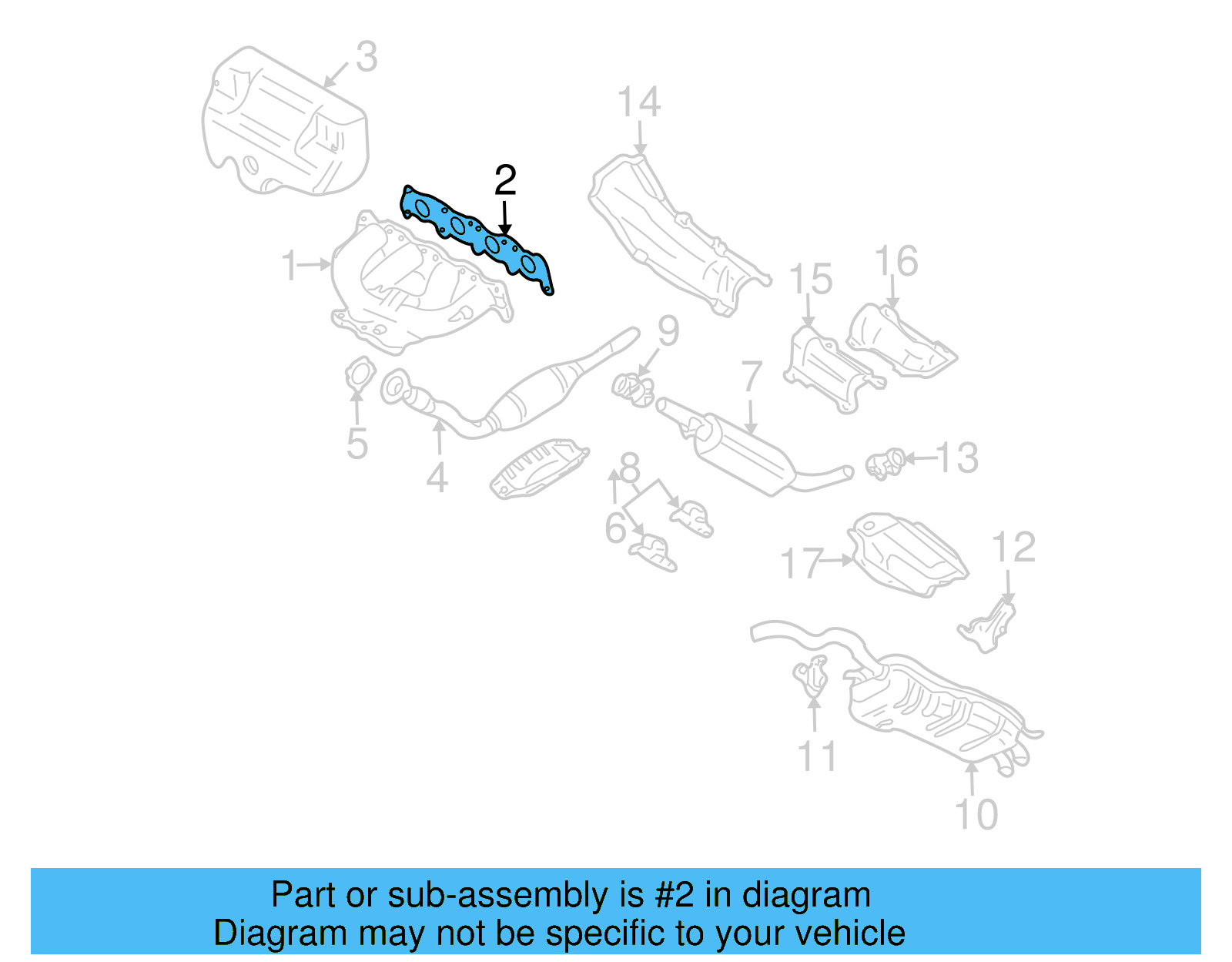 Manifold Gasket 058-253-039-L - View 23