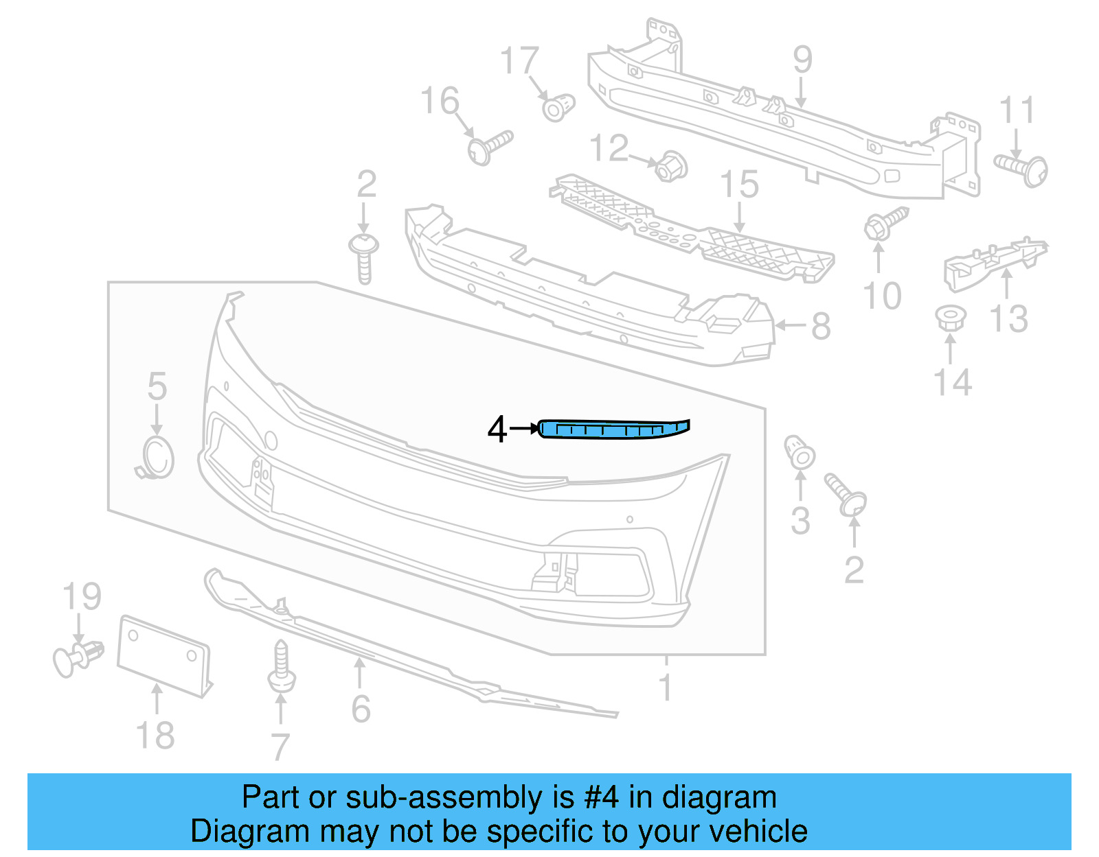 Bumper Cover Side Support 561-807-724-B - View 4